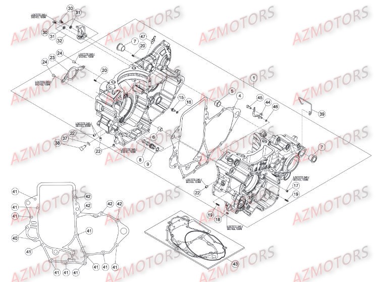 CARTER BETA Pièces BETA RR EFI 4T 430 2015