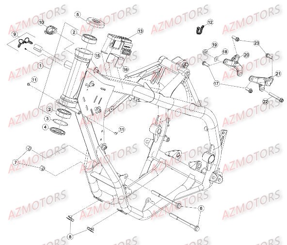 CHASSIS BETA Pièces BETA RR EFI 4T 430 2015