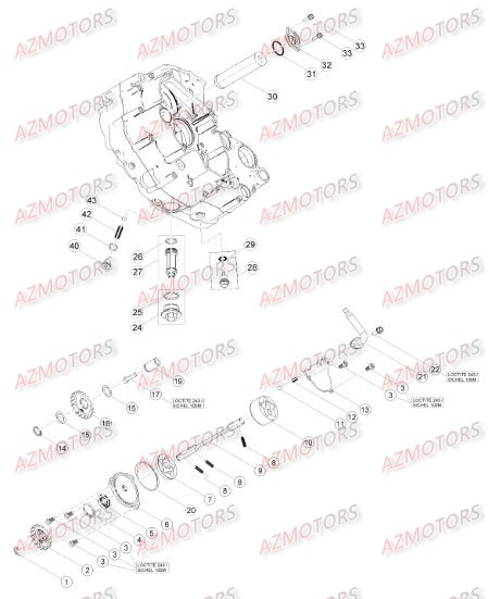Circuit De Lubrification BETA Pièces Beta RR 4T 430 Enduro - 2015