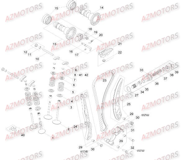 Distribution BETA Pièces Beta RR 4T 430 Enduro - 2015