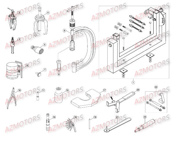 Outils BETA Pièces Beta RR 4T 430 Enduro - 2015