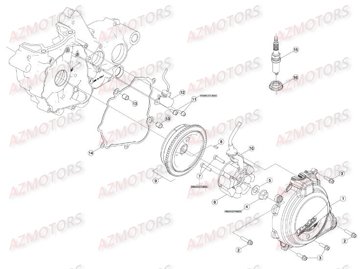 Allumage BETA Pieces BETA RR RACING 2T 250 - [2015]