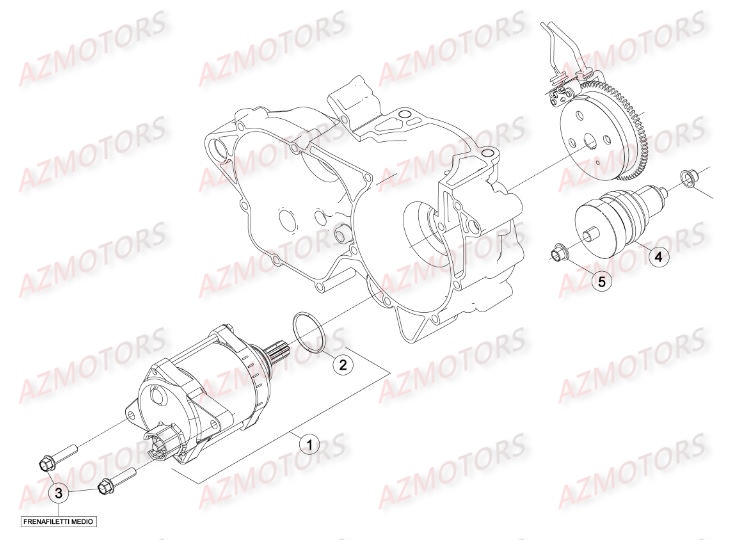 Demarrage Electrique BETA Pieces BETA RR RACING 2T 250 - [2015]