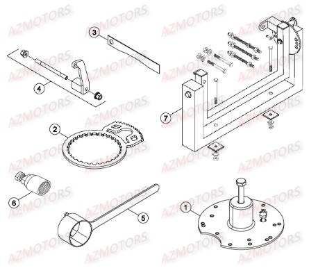 Outils BETA Pieces BETA RR RACING 2T 250 - [2015]