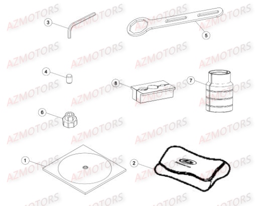 Outils Speciaux BETA Pieces BETA RR RACING 2T 250 - [2015]
