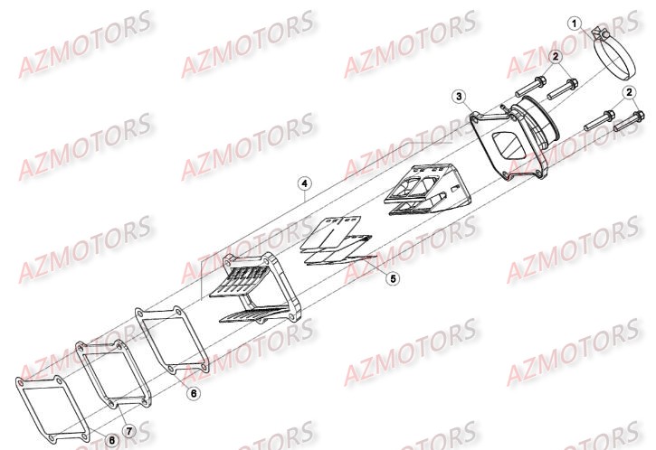 Admission BETA Pieces BETA RR RACING 2T 250 - [2016]