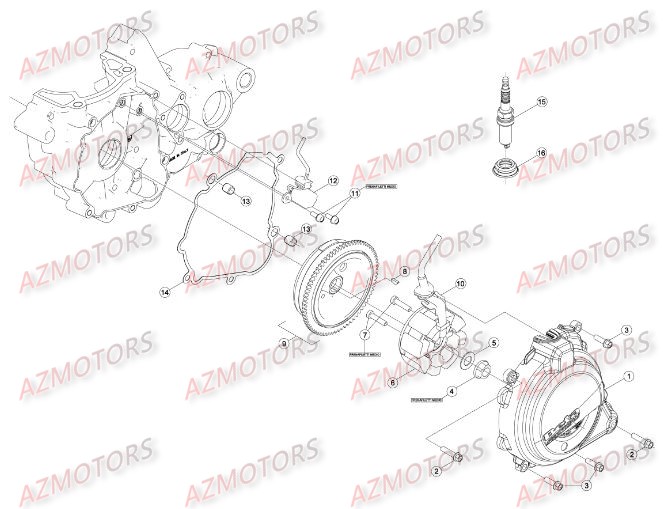 Allumage BETA Pieces BETA RR RACING 2T 250 - [2016]