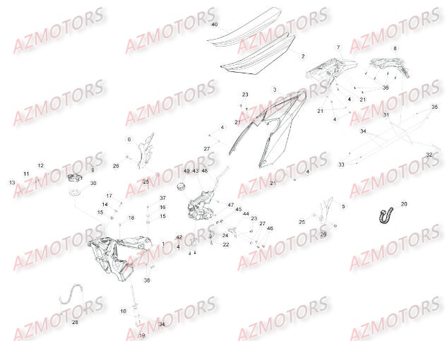 AUTOCOLLANTS UNIVERSAUX POUR JANTES ROUG BETA pour CARENAGES ARRIERE de RRRAC-2T-250-16