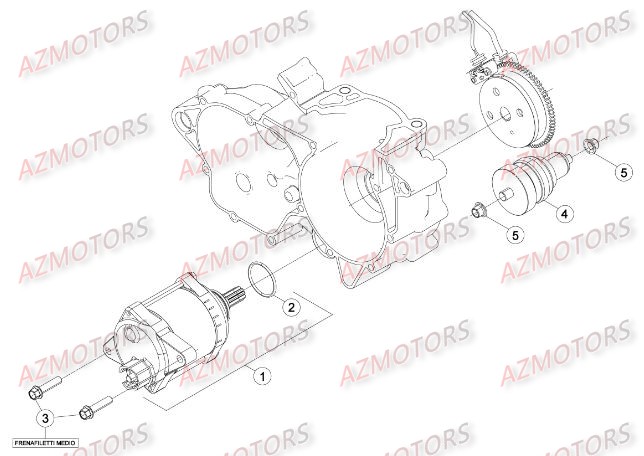 Demarreur BETA Pieces BETA RR RACING 2T 250 - [2016]