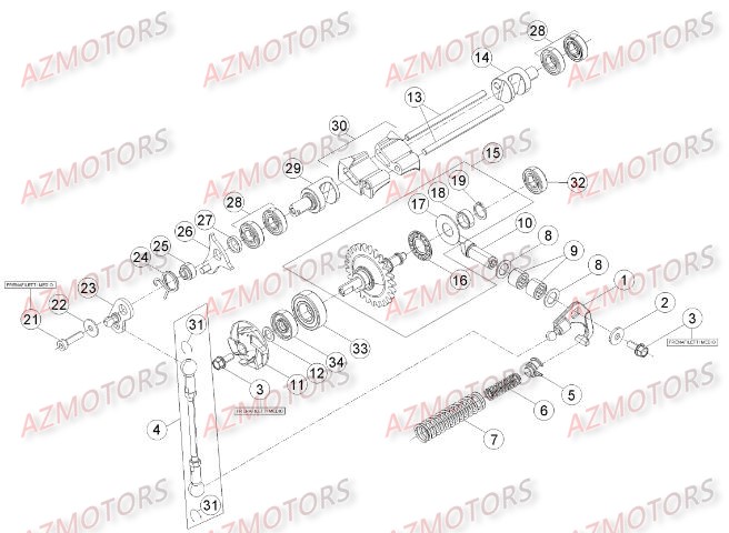 Installation De Refroidissement BETA Pieces BETA RR RACING 2T 250 - [2016]