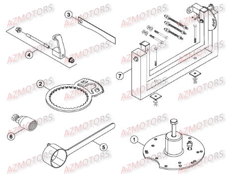 Outils BETA Pieces BETA RR RACING 2T 250 - [2016]