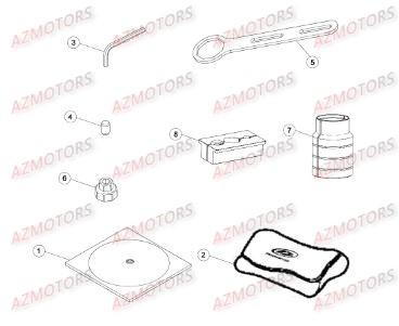 Outils Special BETA Pieces BETA RR RACING 2T 250 - [2016]
