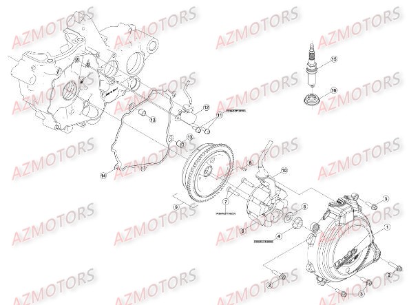 ALLUMAGE BETA Pieces BETA RR RACING 2T 300 - [2016]