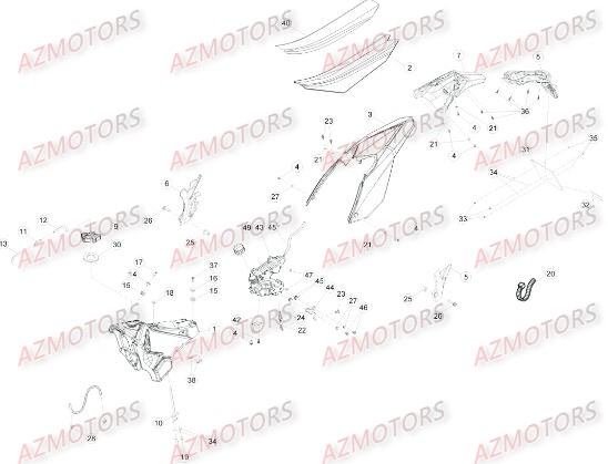 AUTOCOLLANTS UNIVERSAUX POUR JANTES ROUG BETA pour CARENAGES ARRIERE de RRRAC-2T-300-16