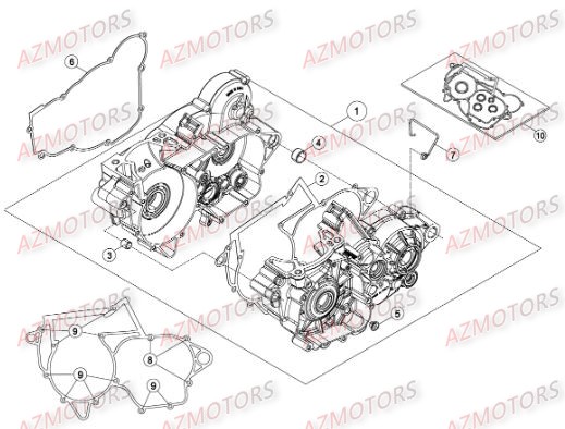 CARTER pour RRRAC-2T-300-16