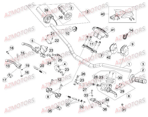 JEU PROTEGE-MAINS RR BETA pour COMMANDES GUIDON de RRRAC-2T-300-16