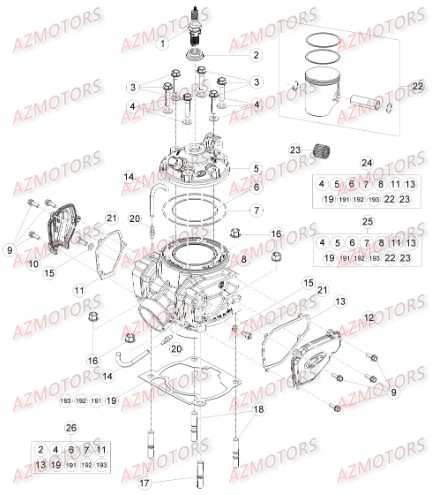 CYLINDRE BETA Pieces BETA RR RACING 2T 300 - [2016]