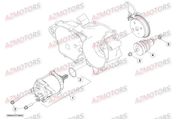 Demarreur BETA Pieces BETA RR RACING 2T 300 - [2016]