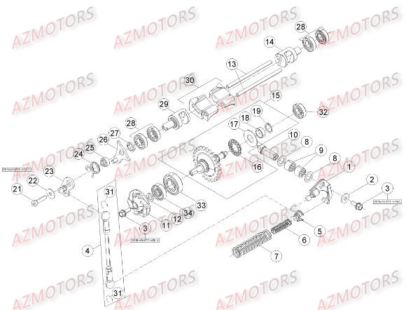 Installation De Refroidissement BETA Pieces BETA RR RACING 2T 300 - [2016]