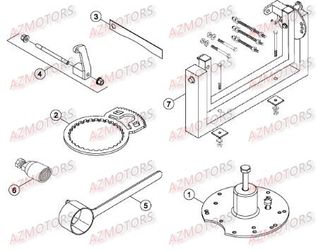 Outils BETA Pieces BETA RR RACING 2T 300 - [2016]