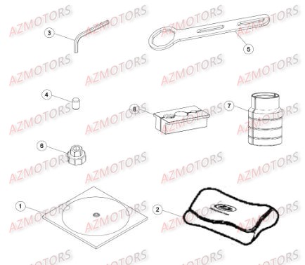 Outils Special BETA Pieces BETA RR RACING 2T 300 - [2016]