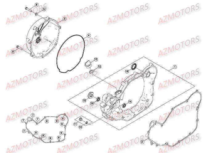 CARTER 2 pour RRRAC-4T-450-14