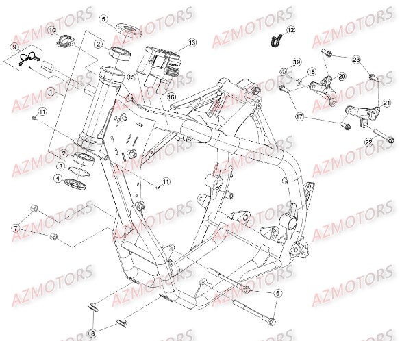Chassis BETA Pièces BETA RR RACING 4T 450 - [2014]