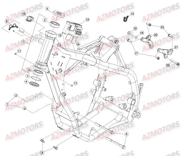 CHASSIS pour RRRAC-4T-450-14