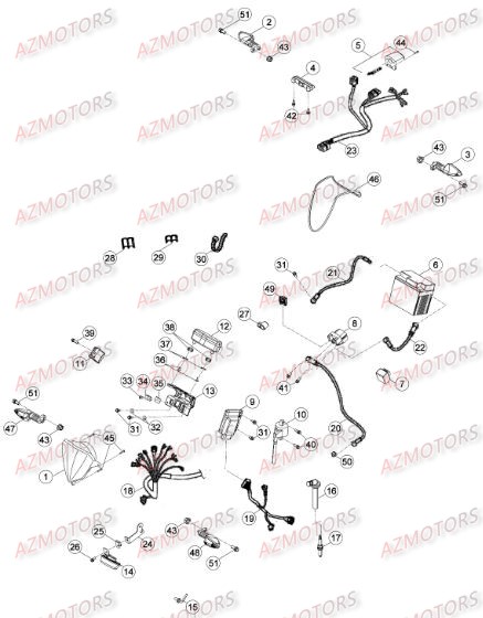 INSTALLATION_ELECTRIQUE BETA Pièces BETA RR RACING 4T 450 - [2014]