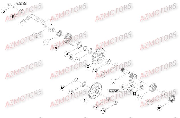 Kick Starter BETA Pièces BETA RR RACING 4T 450 - [2014]