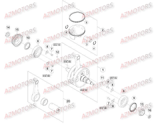 VILEBREQUIN_PISTON BETA Pièces BETA RR RACING 4T 450 - [2014]