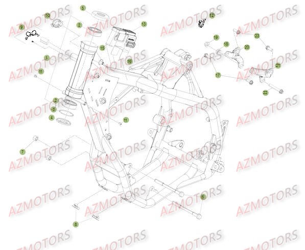 CHASSIS pour RRRAC-4T-498-14