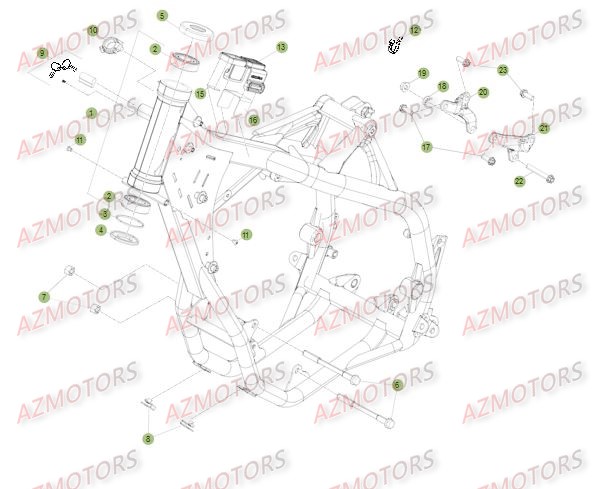 CHASSIS BETA Pièces BETA RR RACING 4T 498 - [2014]