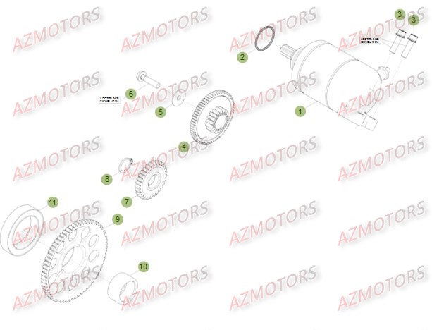 Demarrage Electrique BETA Pièces BETA RR RACING 4T 498 - [2014]