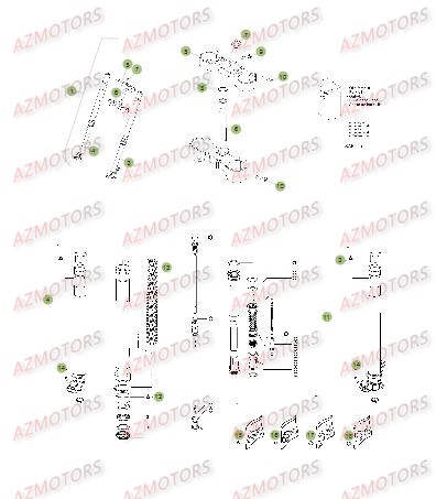 Fourche Du No Serie 350031 A 359999 BETA Pièces BETA RR RACING 4T 498 - [2014]