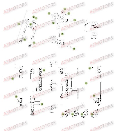 FOURCHE DU No SERIE 350031 A 359999 BETA RRRAC 4T 498 14