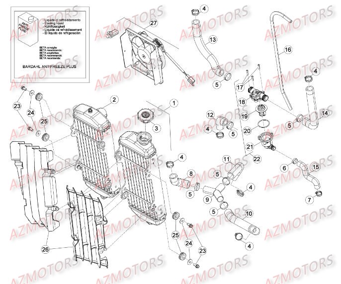 INSTALLATION DE REFROIDISSEMENT 2 BETA RRRAC 4T 498 14