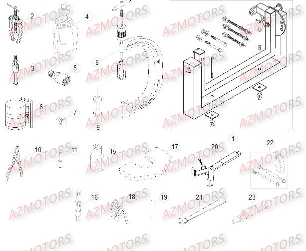 Outillage Special BETA Pièces BETA RR RACING 4T 498 - [2014]