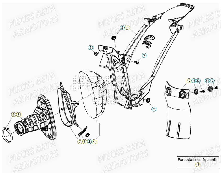 Filtre A Air BETA Pièces RR 125 2T - 2020