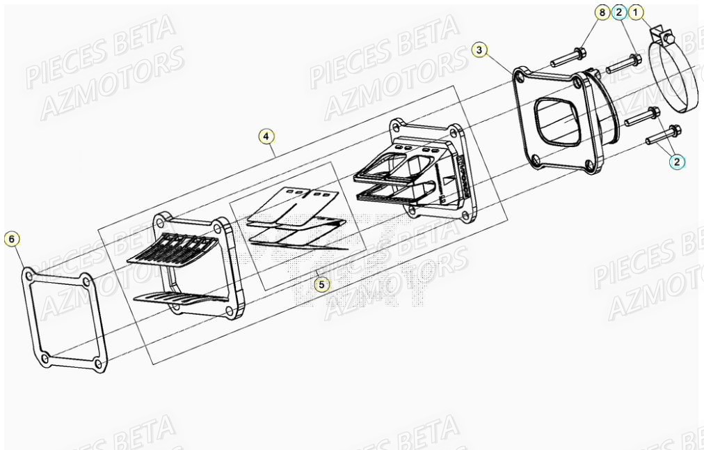 ADMISSION BETA RR 125 2T 21