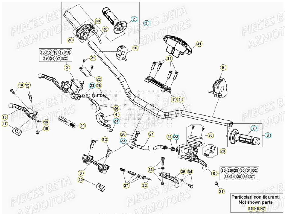 GUIDON pour RR 125 2T 21