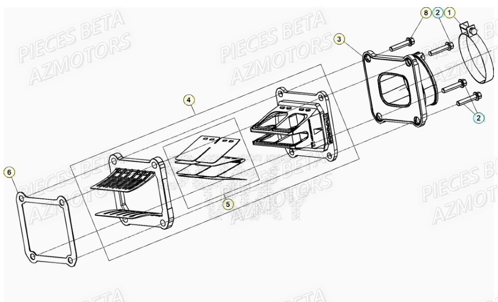 ADMISSION BETA RR 125 2T 22