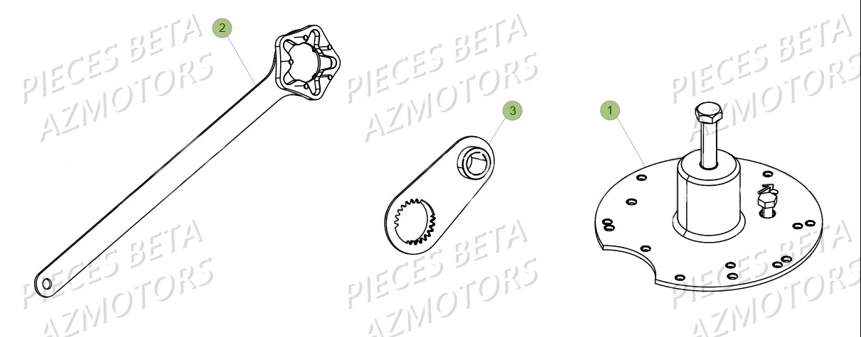 Outil BETA Pièces Beta RR 125 2T - 2018
