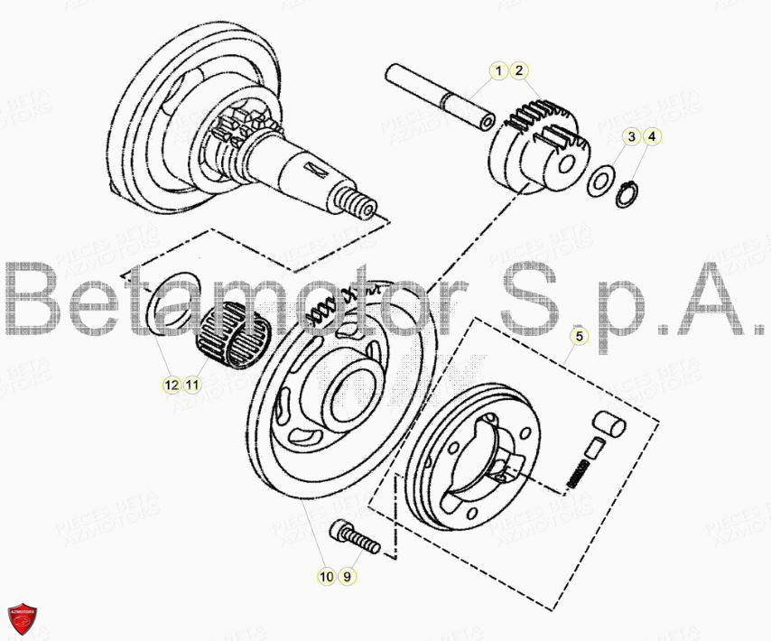 DEMARRAGE ELECTRIQUE BETA RR 125 4T LC 2019