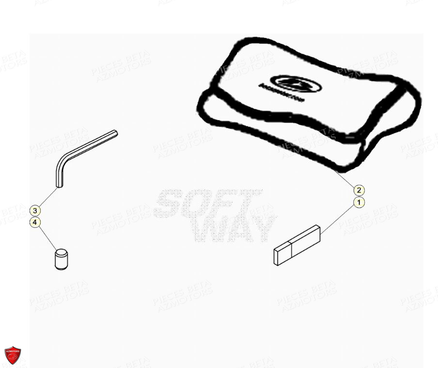 Outillage Special BETA Pièces Beta ENDURO RR 125 4T LC - 2020