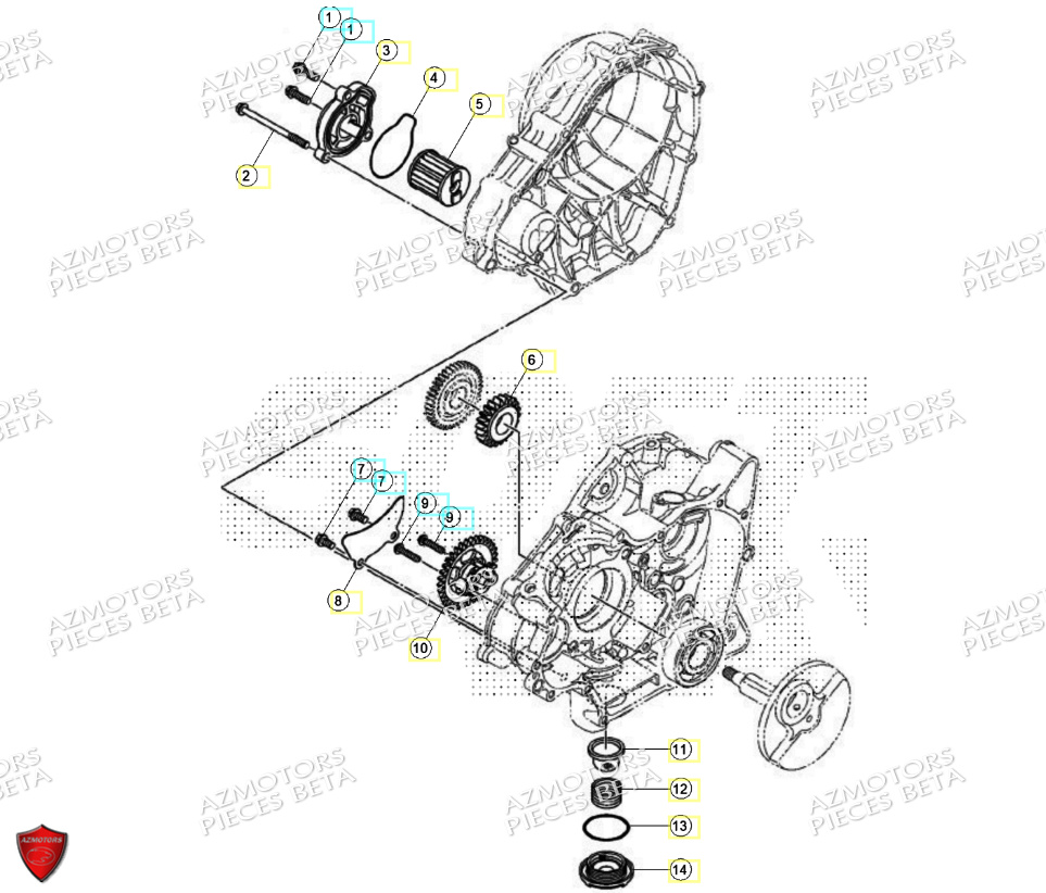 Pompe A Huile BETA Pièces Beta ENDURO RR 125 4T R 2024