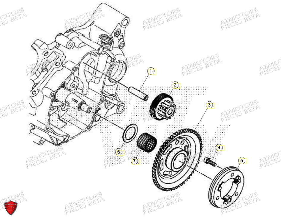 ROUE LIBRE DE DEMARREUR BETA RR 125 4T R 2024