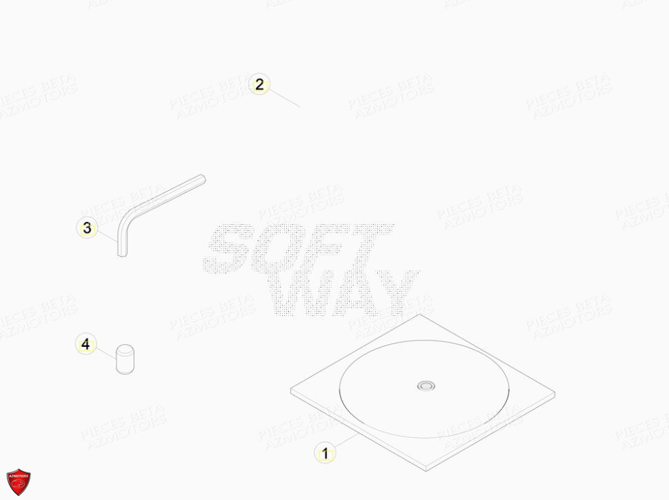 Outillages Special BETA Pièces Beta ENDURO RR 125 4T R LC - 2019