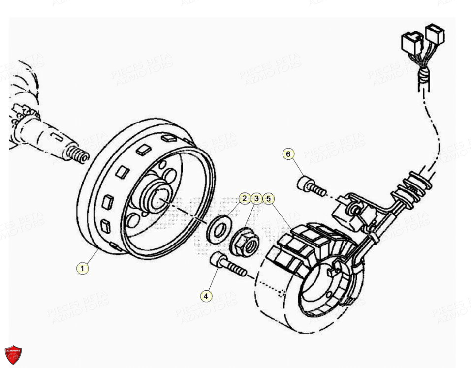 Allumage BETA Pièces Beta ENDURO RR 125 4T R LC - 2020