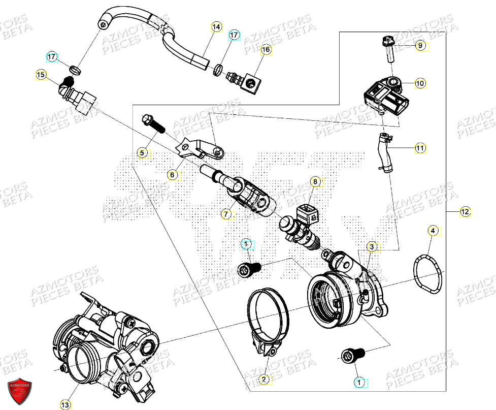 INJECTION BETA RR 125 4T T 2023